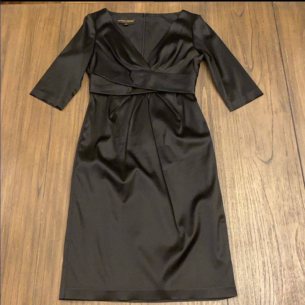 Donna Ricco Black Dress - size 6